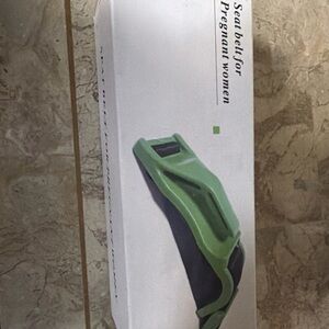 Green and Black Seat Belt for Pregnant Women